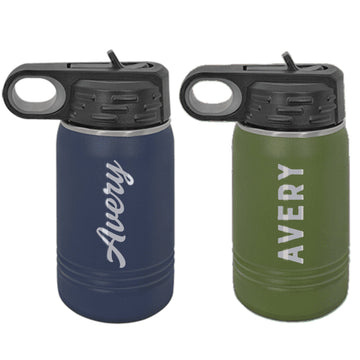 12 oz Personalized Water Bottle - Small Legacies