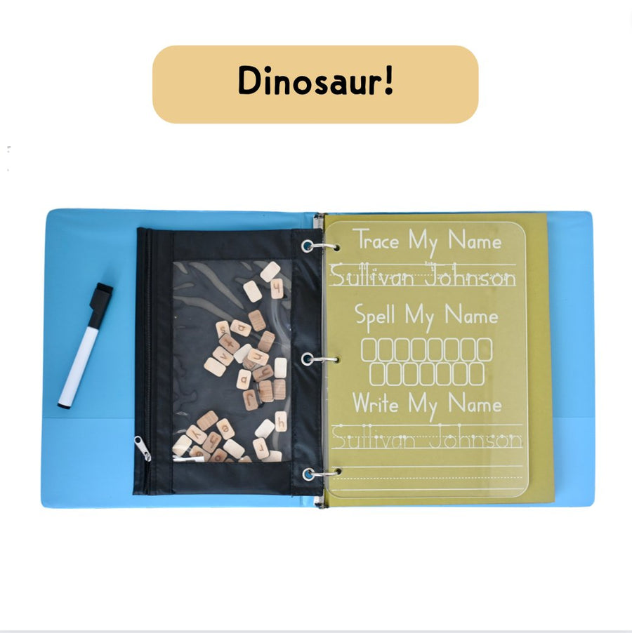 Acrylic Tracing Boards: Personalized Kindergarten Readiness Activity Binder - Small Legacies