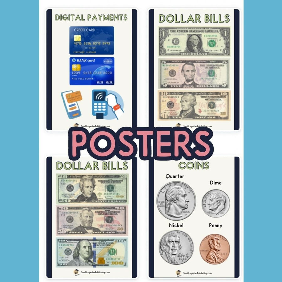 Types of Money! Ways to Pay Activity Pages (Digital Download) - Small Legacies